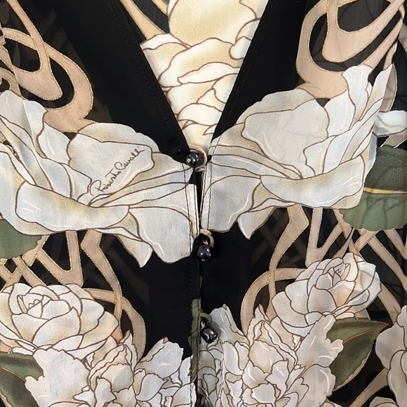 2006 Vintage Cavalli Roberto Cavalli Silk Blouse Size 44​ - Picture 2 of 8